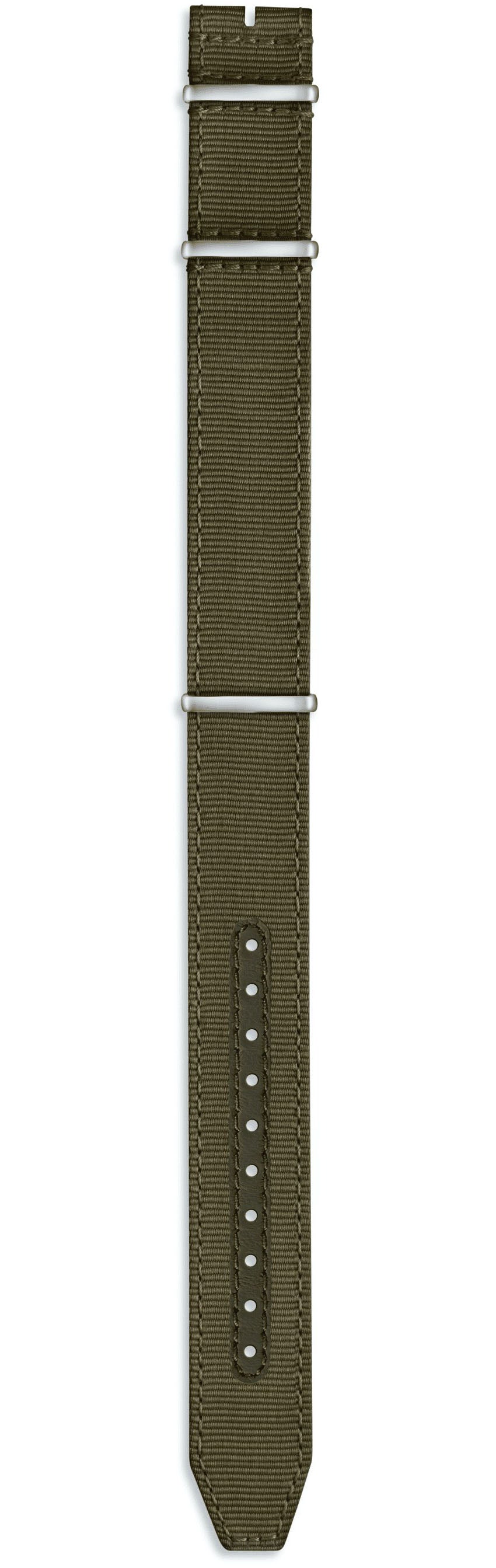 Iwc Strap Textile Green For Pin Buckle