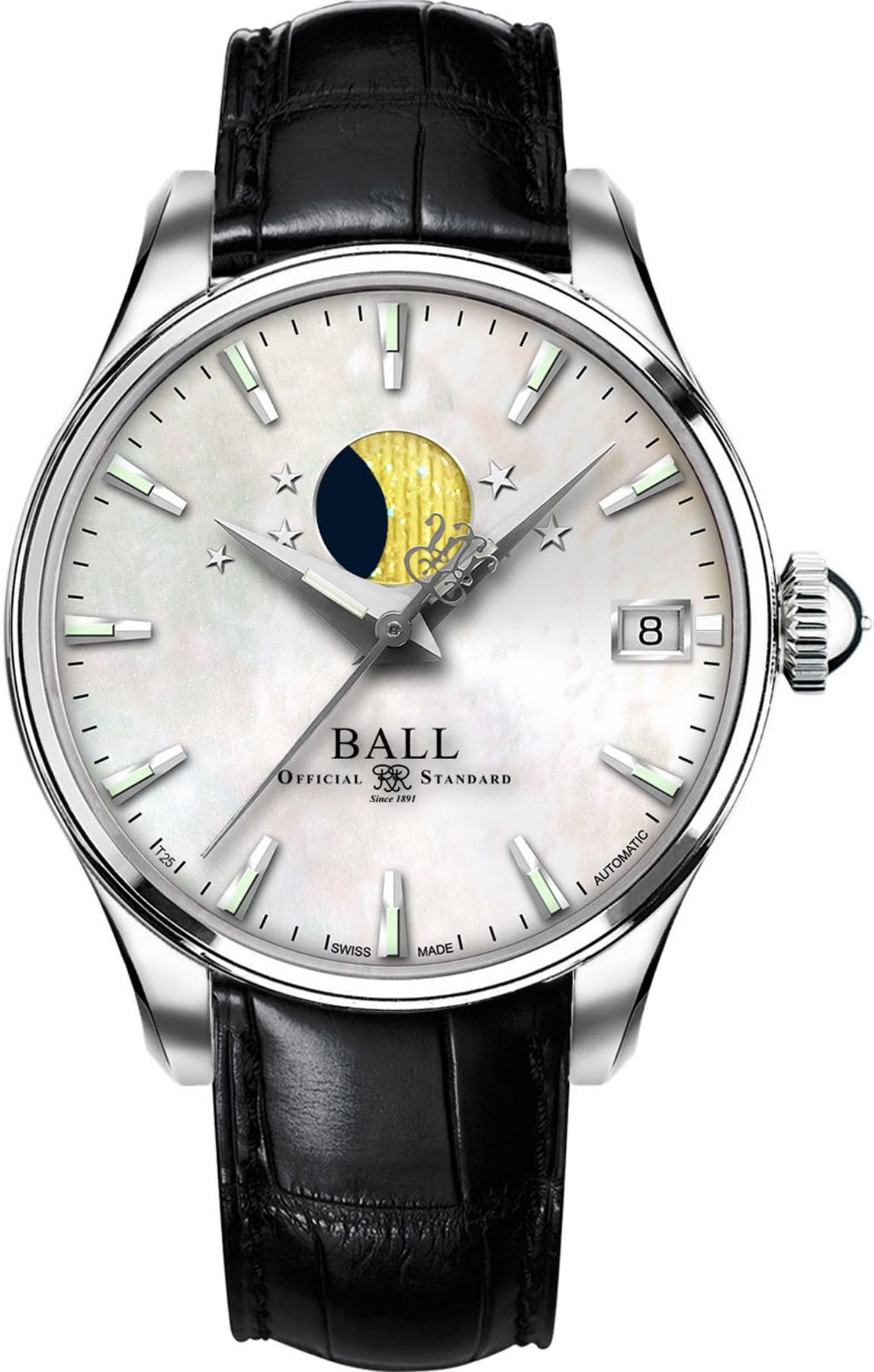 Ball Watch Company Trainmaster Moon Phase Ladies