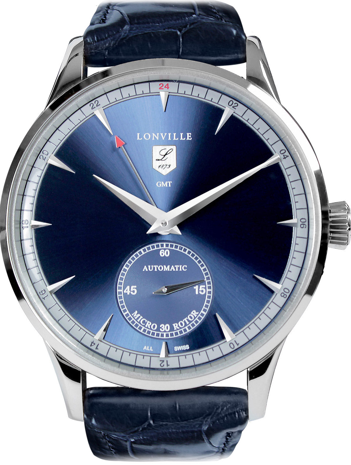 Lonville Watch Virage Blue Gmt Limited Edition