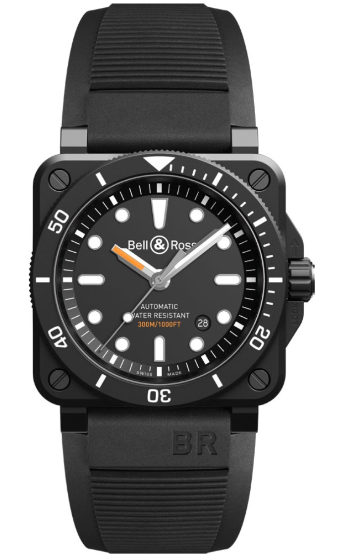 Bell & Ross Br 03 92 Diver Black Ceramic