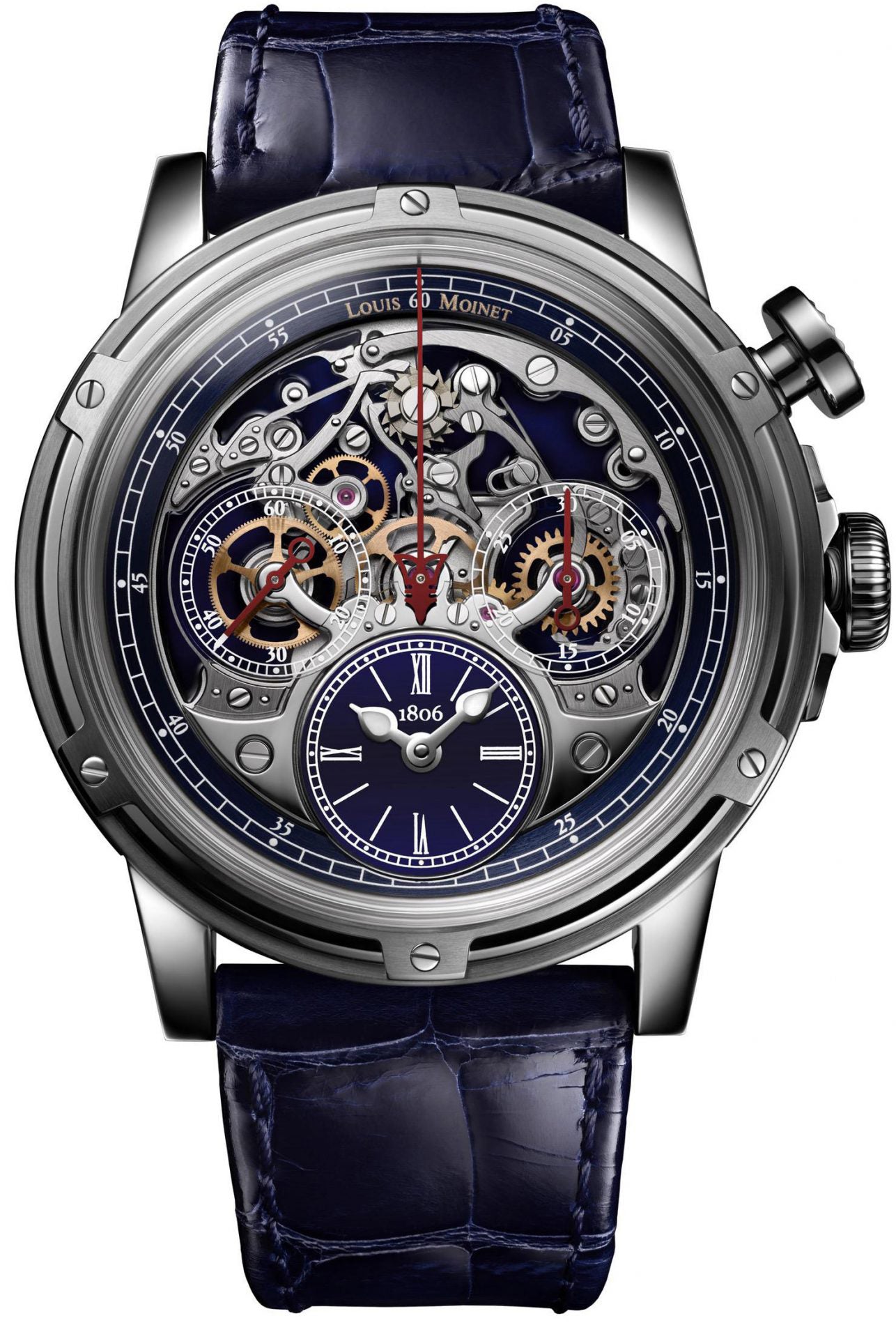 Louis Moinet Watch Memoris Superlight Blue Limited Edition