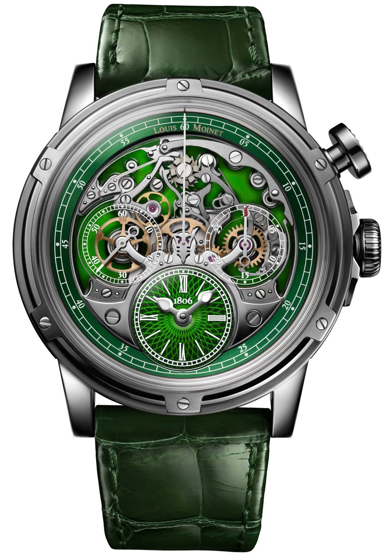 Louis Moinet Watch Memoris Superlight Green Limited Edition