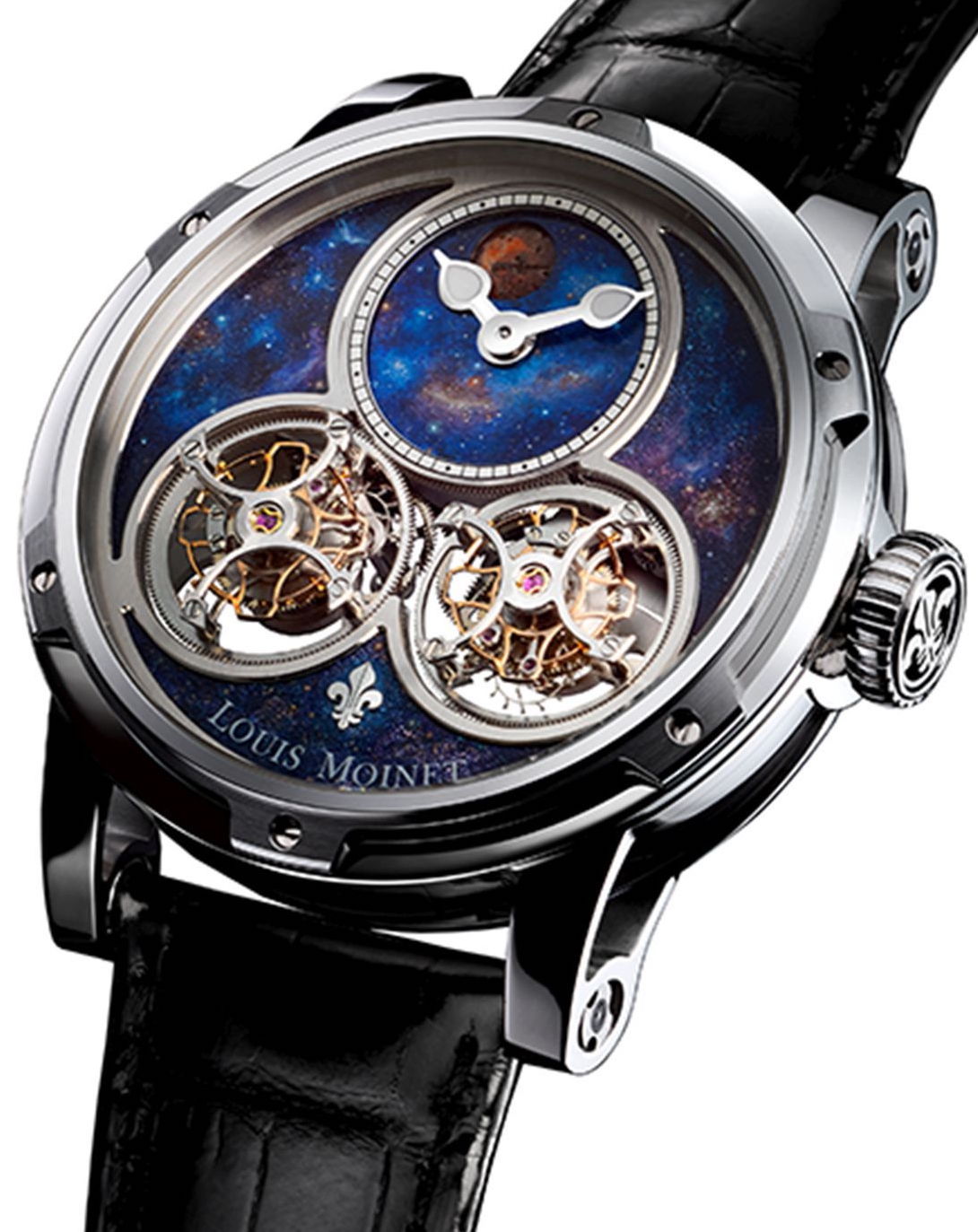 Louis Moinet Watch Sideralis White Gold Limited Edition