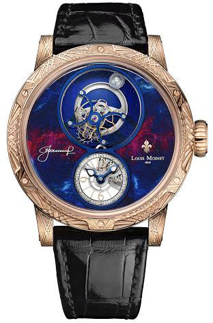 Louis Moinet Watch Spacewalker Rose Gold Hand Engraved Limited Edition