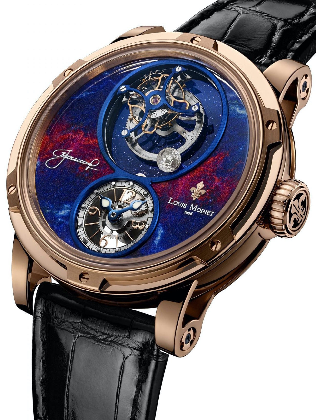 Louis Moinet Watch Spacewalker Rose Gold Limited Edition