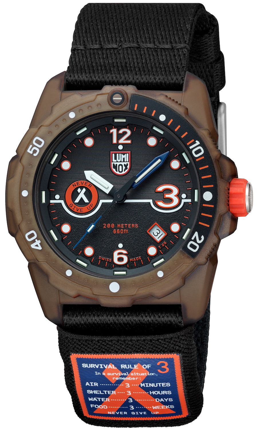 Luminox Watch Bear Grylls Survival Rule Of 3 Eco 3720 Series