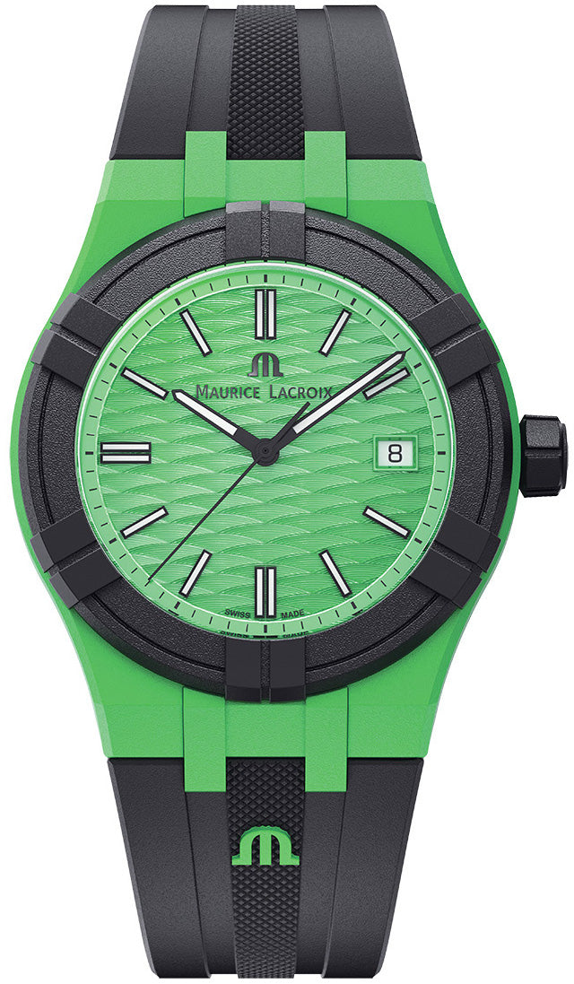 Maurice Lacroix Watch Aikon Quartz Tide Green