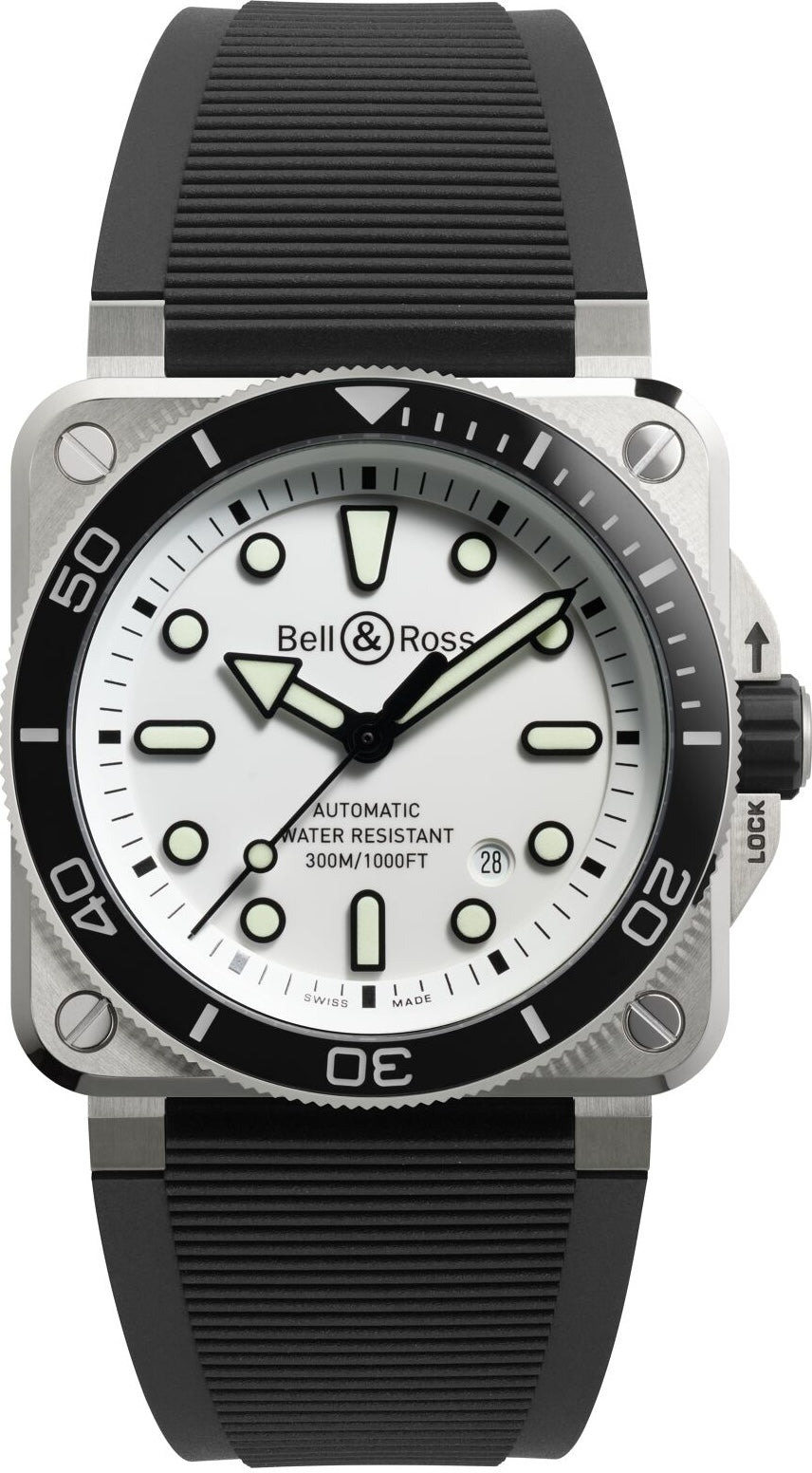 Bell & Ross Br 03 Diver White Steel