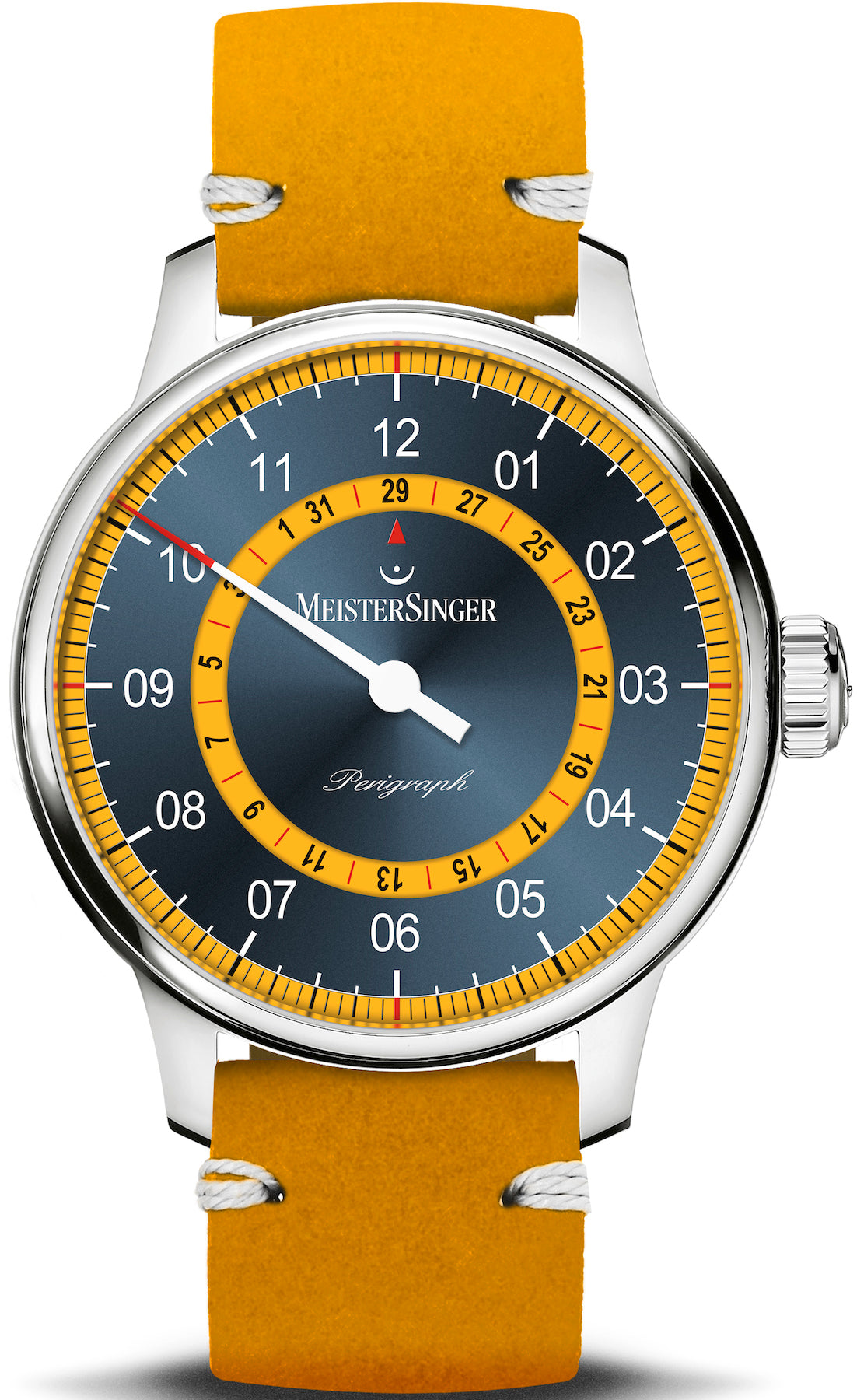 Meistersinger Watch Perigraph Mellow Yellow Limited Edition