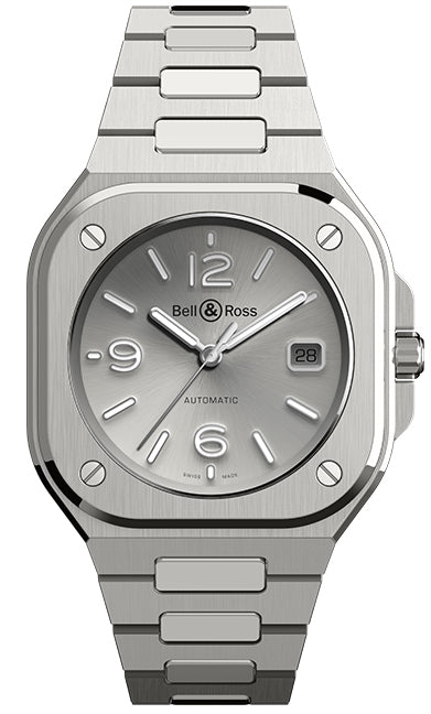 Bell & Ross Br 05 Auto Silver Bracelet