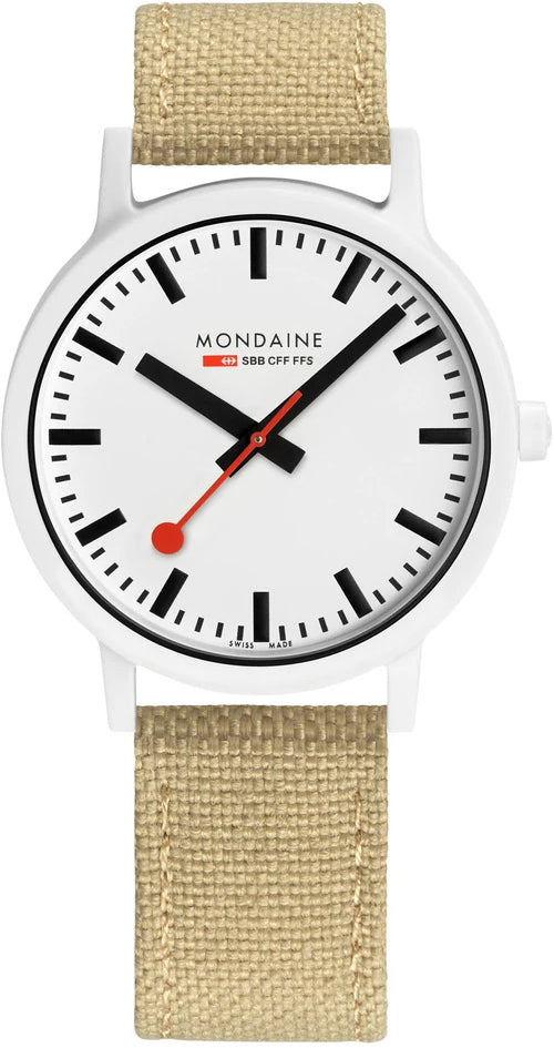 Mondaine Watch Essence White Unisex