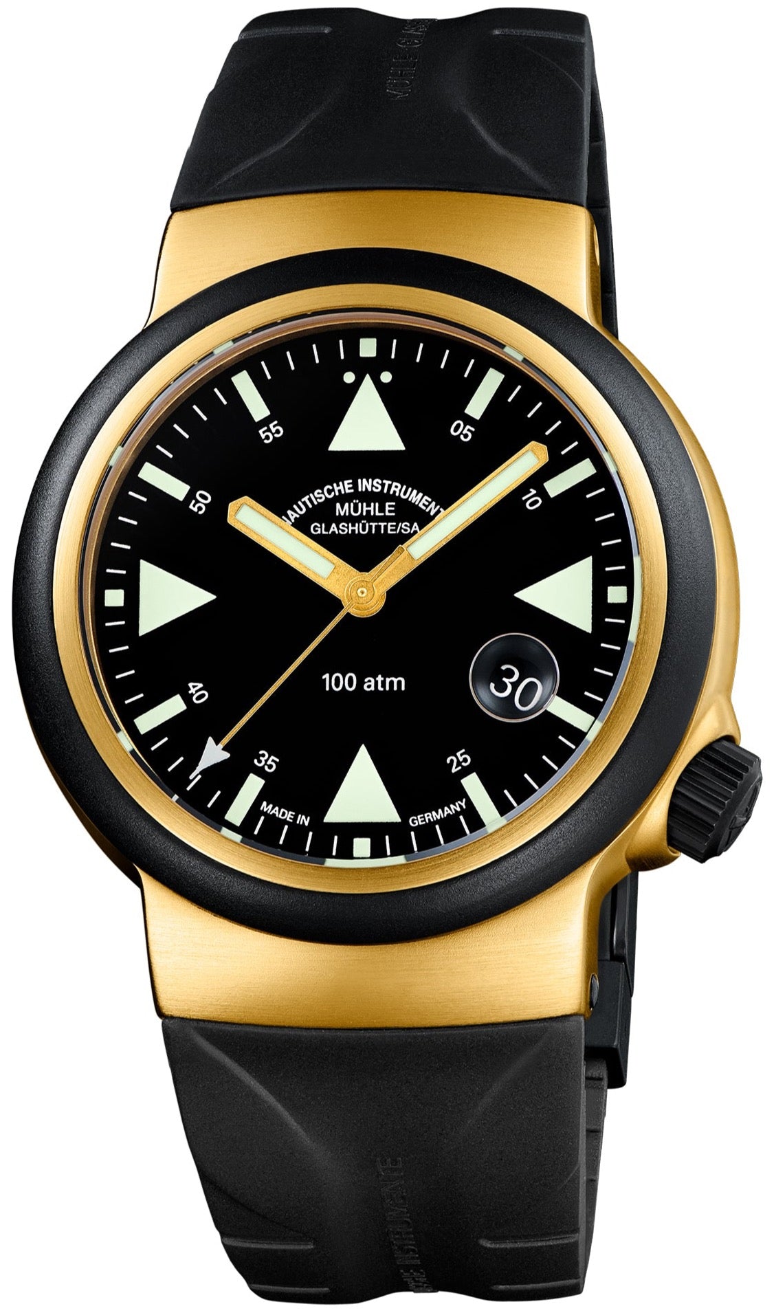 Muhle Glashutte Watch S.a.r. Rescue Timer Gold Special Edition