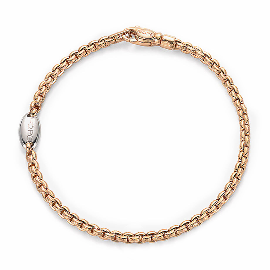 Fope Eka Tiny 18ct Rose Gold Bracelet