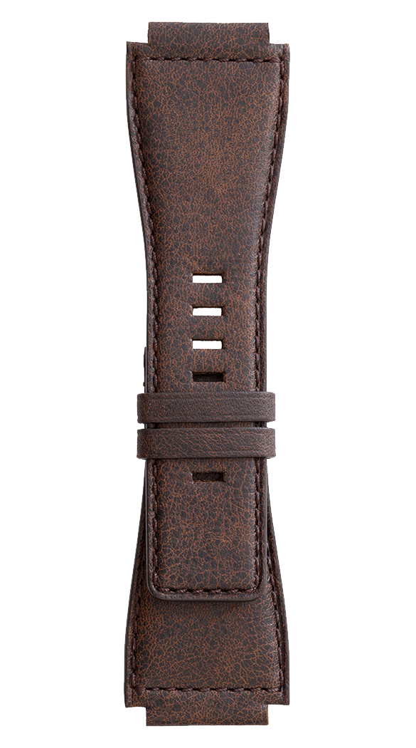 BellandRoss Strap Br 01/03 Aged Brown Calfskin Large D