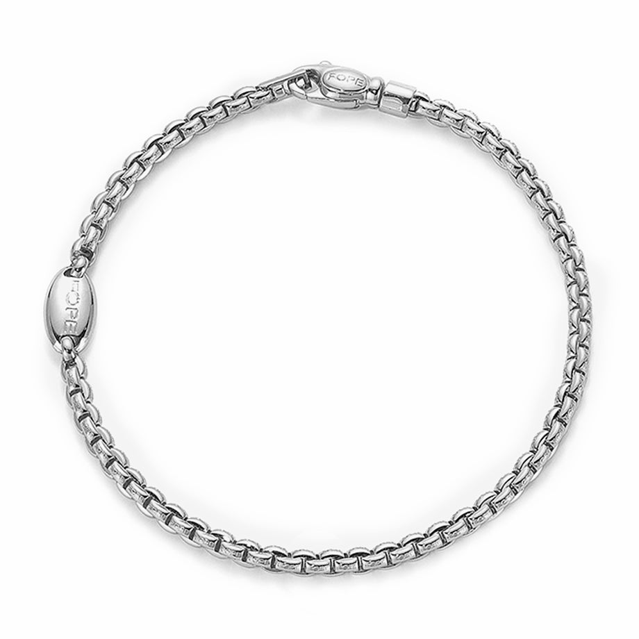 Fope Eka Tiny 18ct White Gold Bracelet