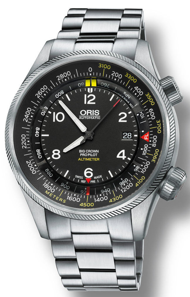 Oris Watch Big Crown Propilot Altimeter Meters Bracelet