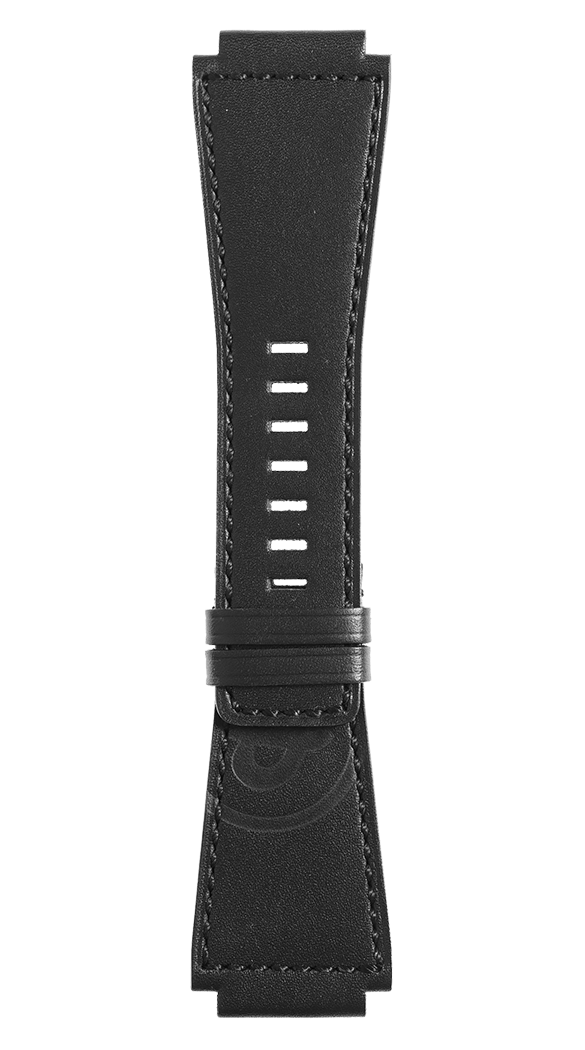 Bell & Ross Strap Br01/br03 Calfskin Black Xl