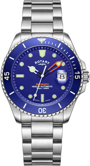 Rotary Watch Seamatic Blue