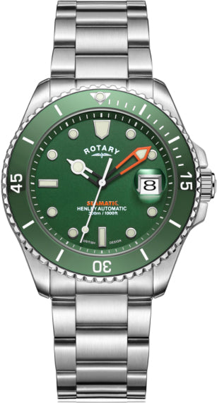 Rotary Watch Seamatic Green