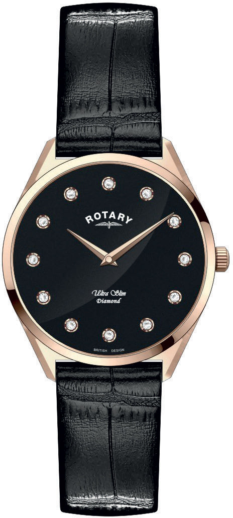 Rotary Watch Ultra Slim Diamond