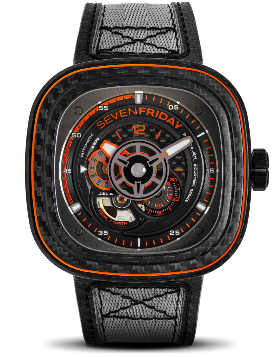 Sevenfriday Watch P3c/09 Orange Carbon