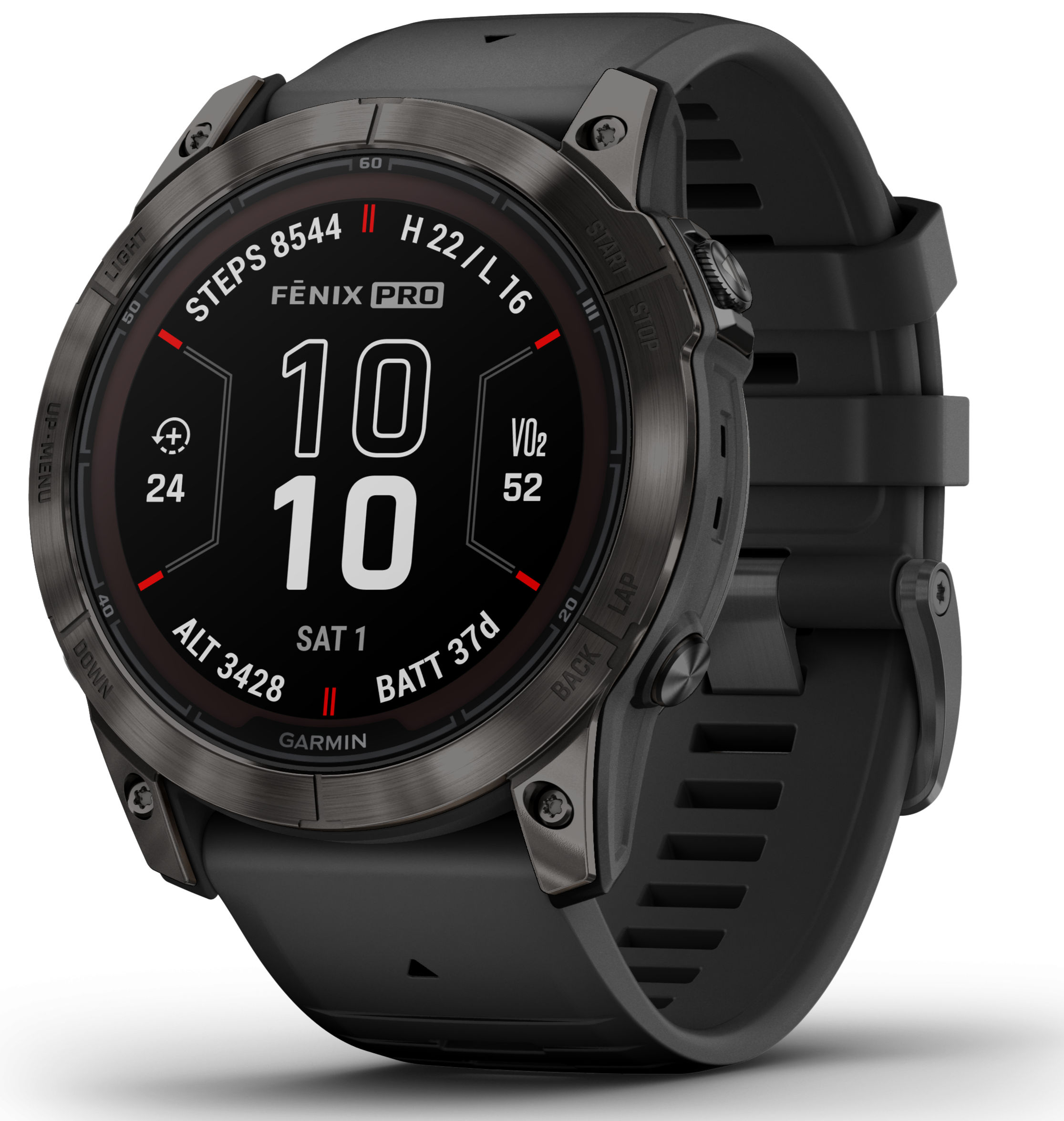 Garmin Fenix 7x Pro Sapphire Solar Carbon Grey Titanium