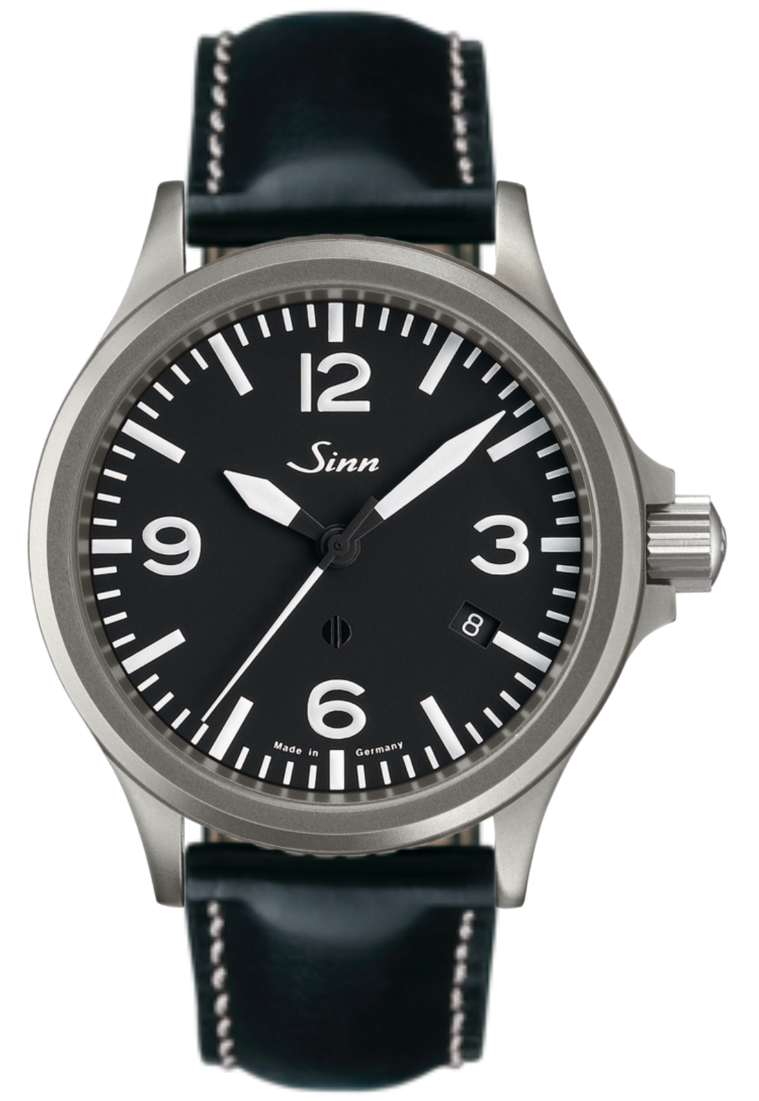 Sinn Watch 856 Leather With White Stitching