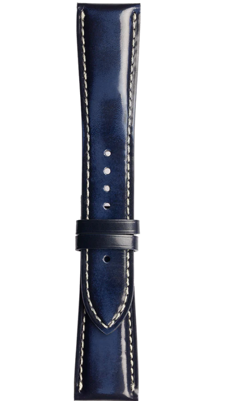 Bell & Ross Strap Vintage Br V2 Blue Calfskin Extra Small