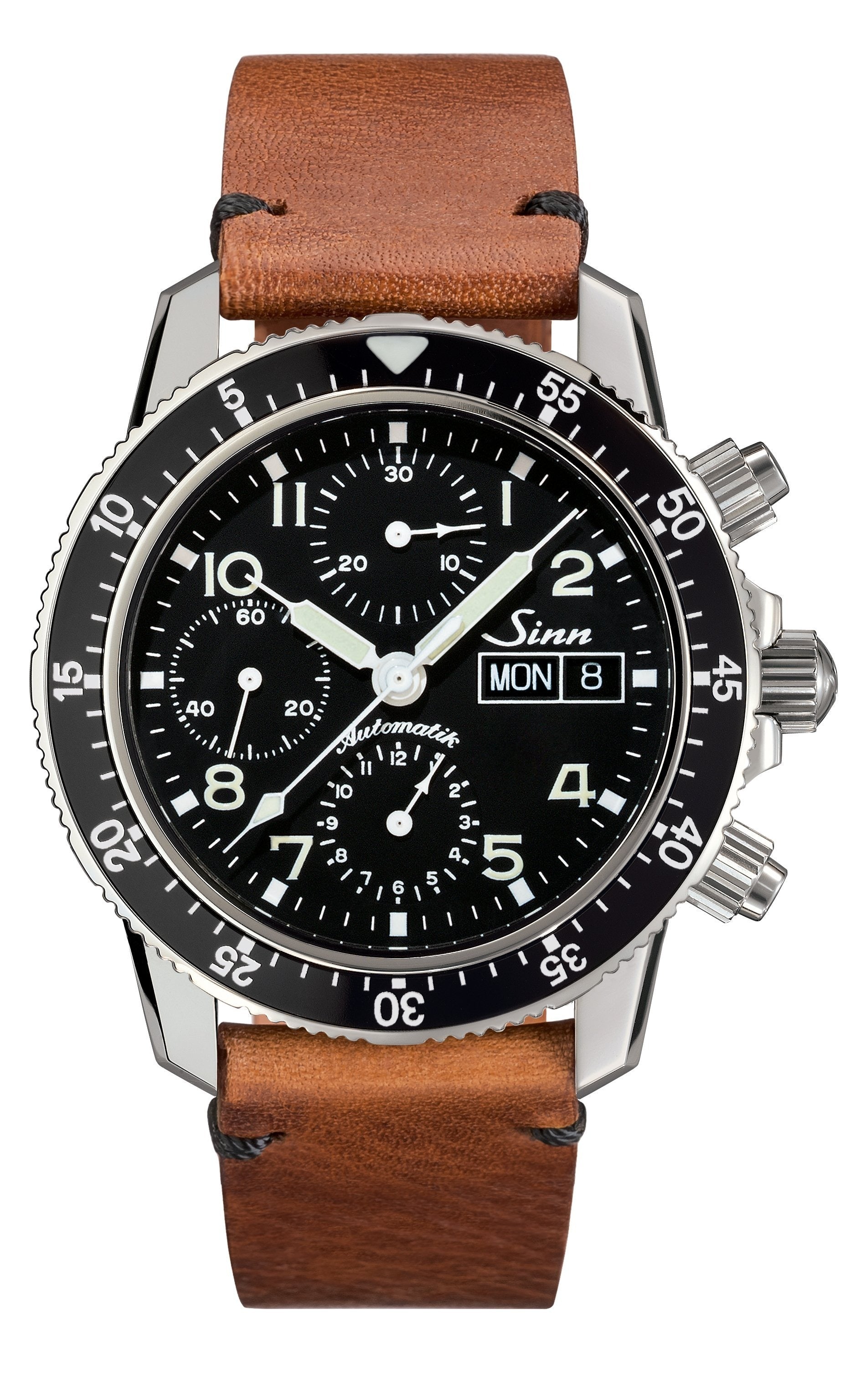 Sinn Watch Flieger Chronograph 103 St Sa Vintage Cowhide Brown