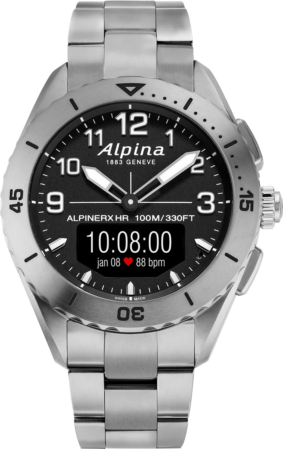 Alpina Watch Alpinerx Alive Titanium Smartwatch