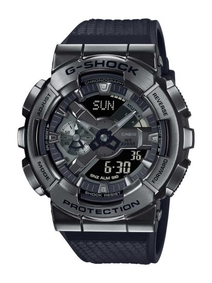 G-shock Gm-110 Metal Covered Black On Black Edition