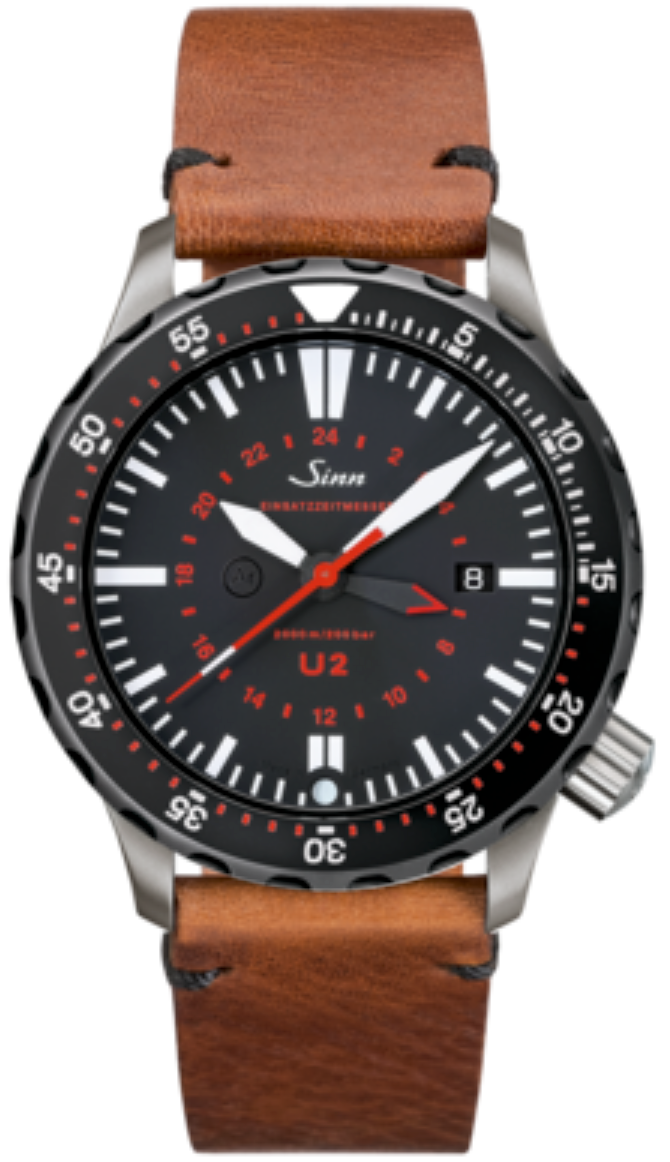 Sinn Watch U2 Sdr - Ezm 5 Vintage Cowhide Brown