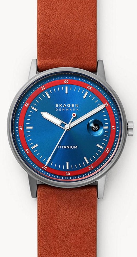 Skagen Watch Henriksen Three Hand Titanium