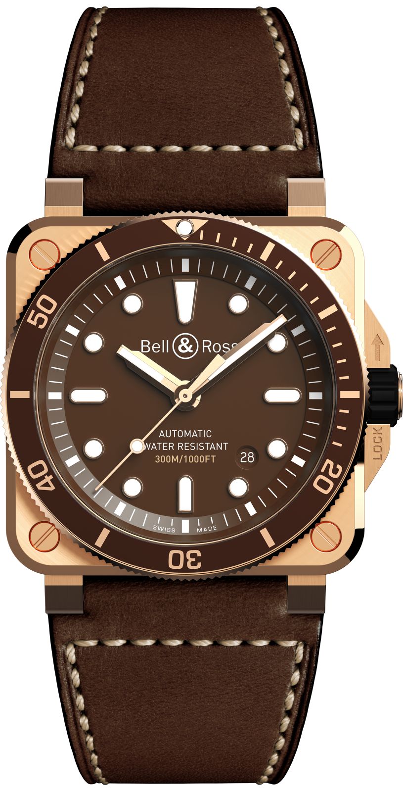 BellandRoss Watch Br 03 92 Diver Brown Bronze Limited Edition