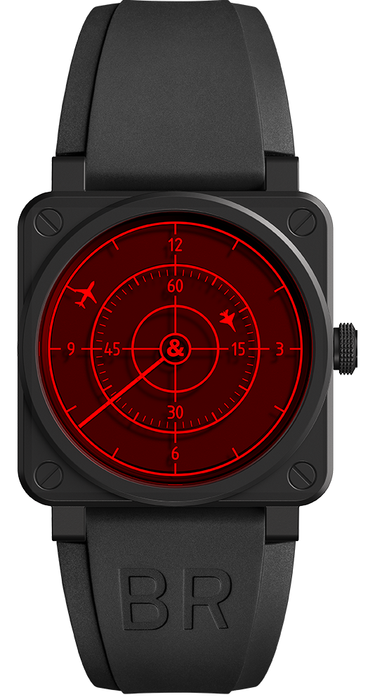 BellandRoss Watch Br 03 92 Red Radar Ceramic Limited Edition