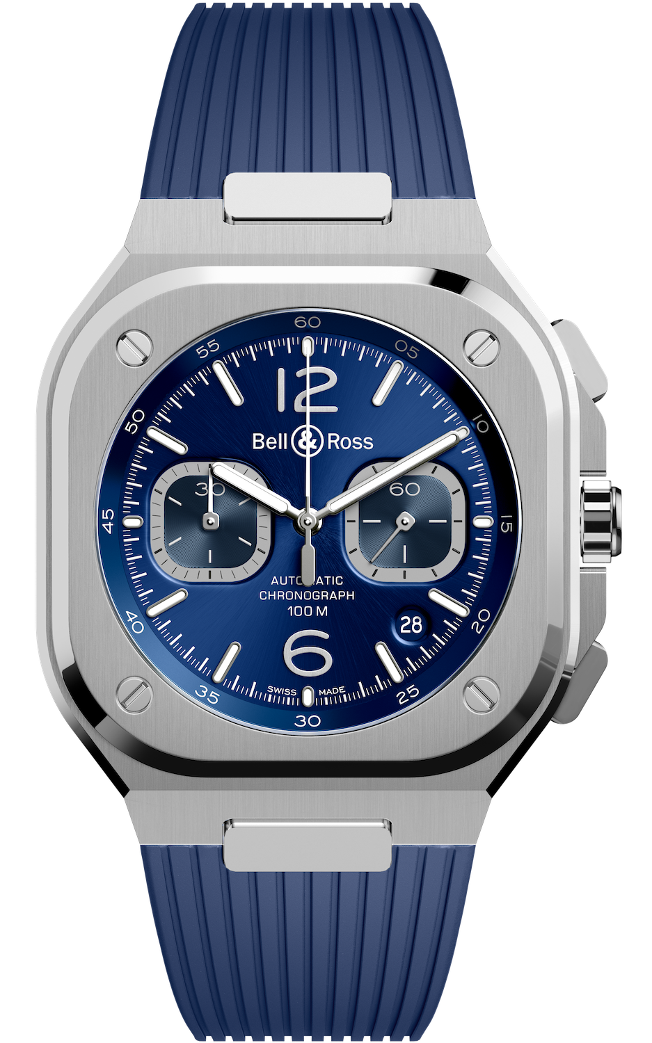BellandRoss Watch Br 05 Chrono Blue Steel