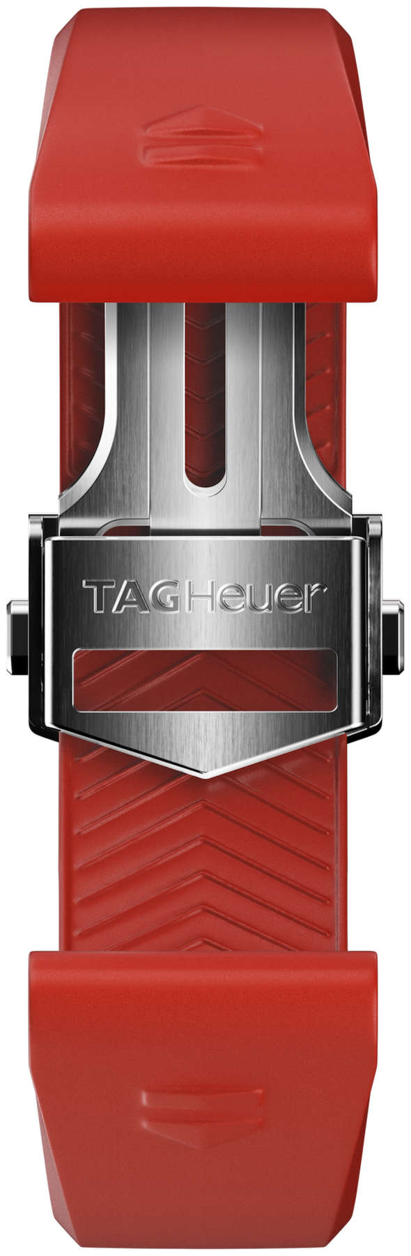 Tag Heuer Strap Connected 42mm Rubber Red Folding Buckle Bt6271