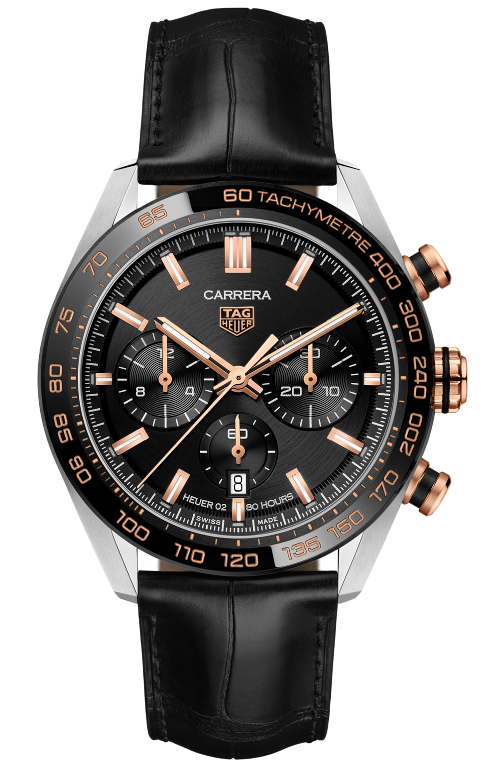 Tag Heuer Watch Carrera Heuer 02 Chronograph Rose Gold