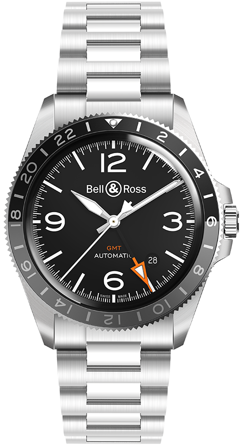 BellandRoss Watch Br V2 93 Gmt Bracelet