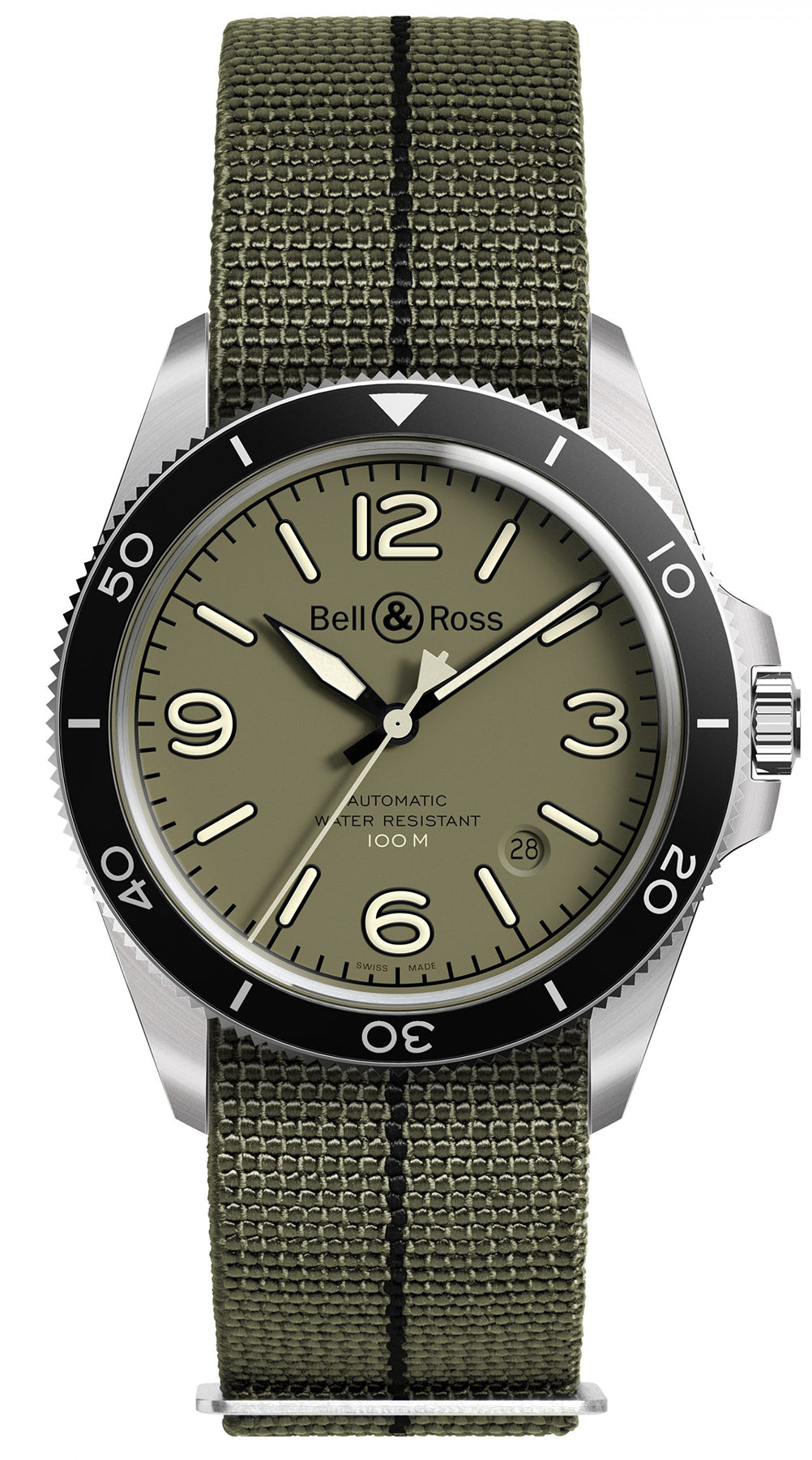 BellandRoss Watch Br V2-92 Military Green