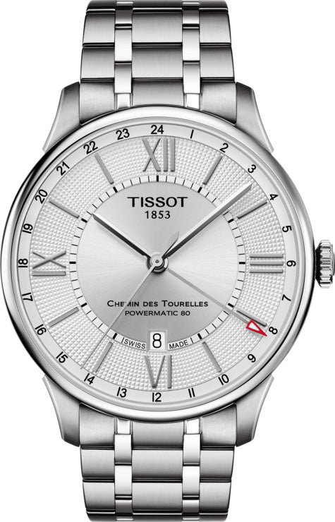 Tissot Watch Chemin Des Tourelles Powermatic 80 Gmt