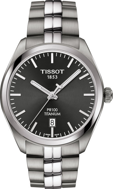 Tissot Watch Pr100 Titanium Mens