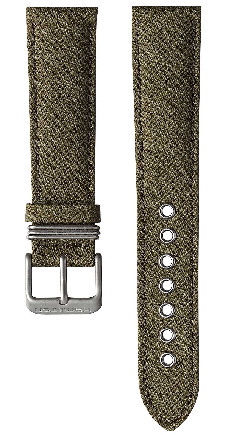 Hamilton Strap Khaki Field Canvas Green