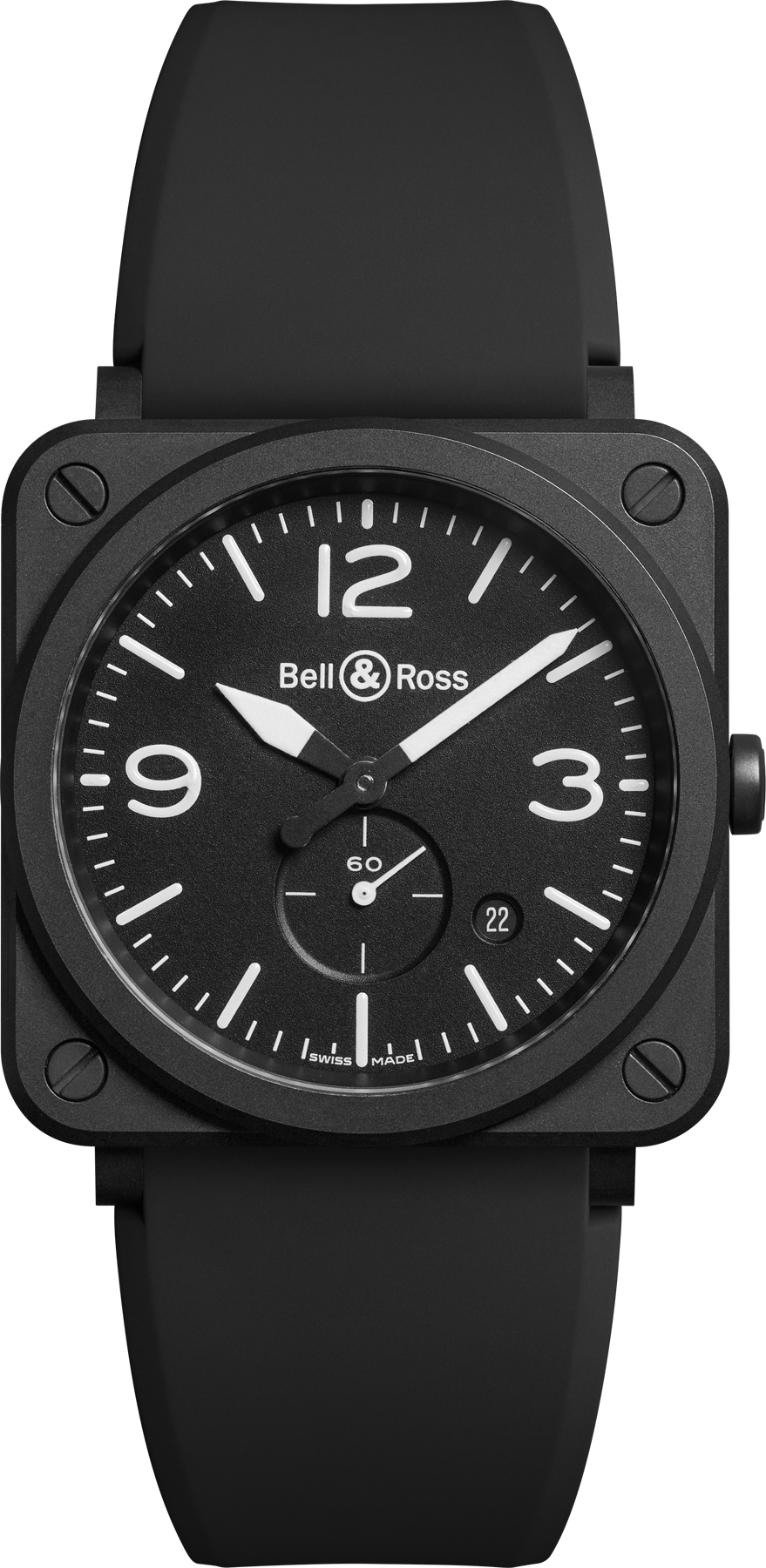 BellandRoss Watch Brs Black Matt Quartz
