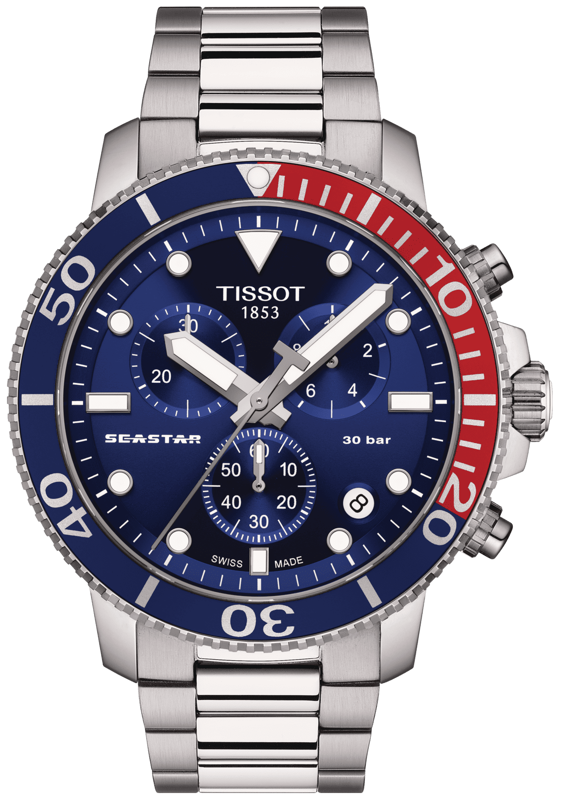 Tissot Watch Seastar 1000 Chronograph Quartz Blue