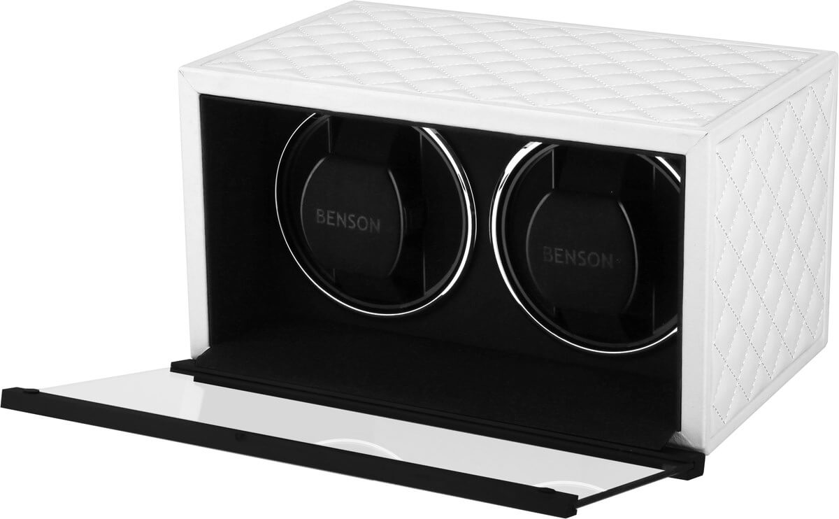 Benson Watch Winder Double Swiss Series 2.20 White Leather Limited Edition