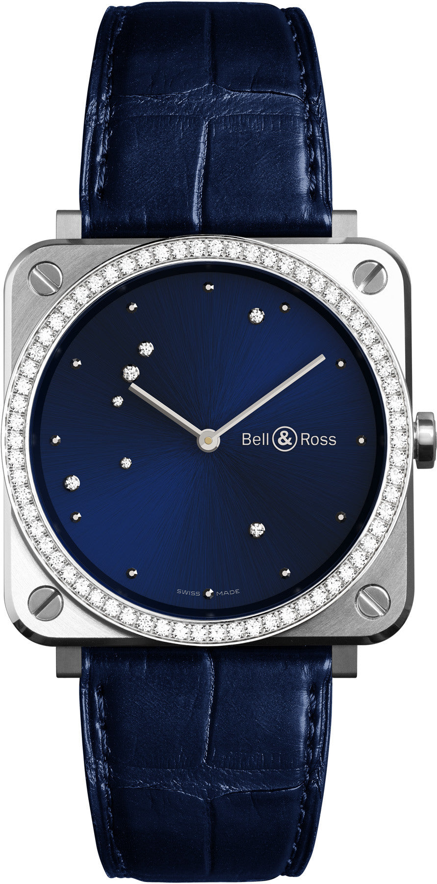 BellandRoss Watch Brs Blue Diamond Eagle Diamonds
