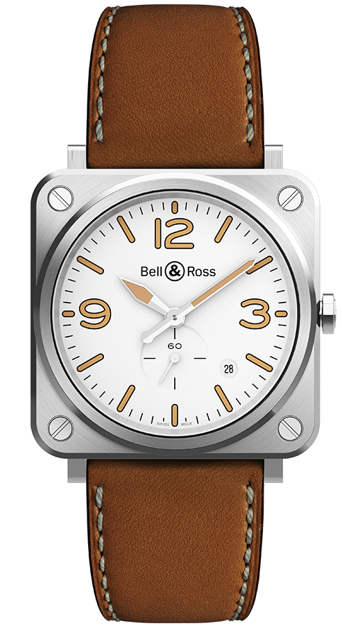 BellandRoss Watch Brs Quartz White Heritage