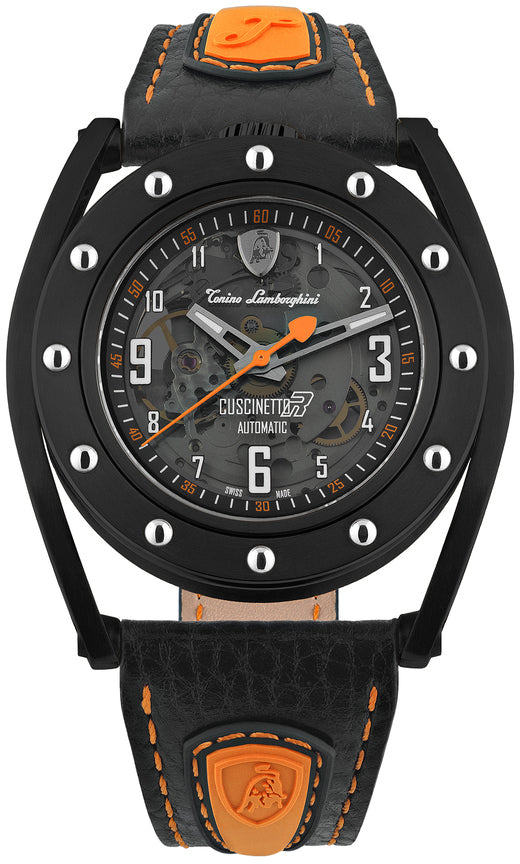 Tonino Lamborghini Watch Cuscinetto R Black Orange