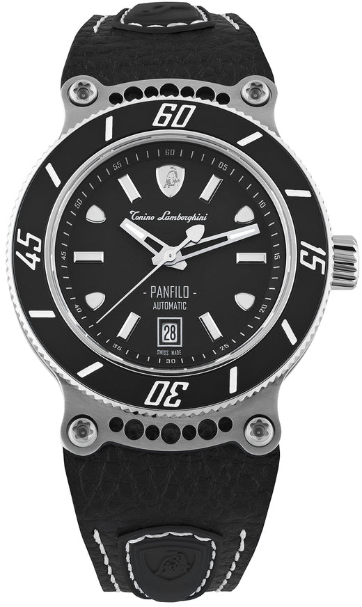 Tonino Lamborghini Watch Panfilo Titanium Black